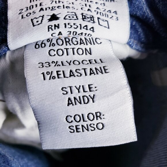 Boyish The Andy Denim Skirt High Rise Midi in Senso size 26 Front Slit Casual - Picture 10 of 13